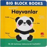 Uçan Fil Yayınları Big Block Books: Hayvanlar (Animal) - (İngilizce İlk 50 Kelime)