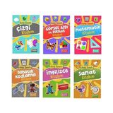 Uçanbalık Anasınıfı Sanat -Görsel Algı - Matematik - Çizgi- Ingilizce ve Robotik Kodlama Kitaplarım