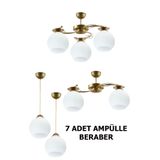 Uçar Ampül Dahi?l Modern I?lay Avi?ze Seti? Salon Yatak Odasi Mutfak Gi?ri?ş 2li? 3lü Tekli? Avi?ze