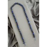 Uçar Doğaltaş Lapis Lazuli Taşı Küre Kesim Parlak 6mm Doğal Taş Dizi [AB+]