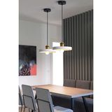 Uçar Loft Modern Tasarım 25 cm Çap 1 Adet Metal Renkli Tekli Mutfak Oda Sarkıt Avize - Beyaz