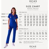 Üças Unıform Royal Blue Lux Likralı Scrubs Takım Doktor Hemşire Forması - Parlament Mavisi