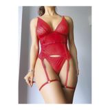 Üçay Butik 1038-1 Jartiyer Takım Çok Renkli S/M