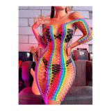 Üçay Butik 4542 Vücut Çorabı Çok Renkli Standart