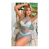 Üçay Butik 5567-2 Vücut Çorabı Turkuaz Standart