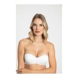 Üçay Butik Büşra 7005 Balenli Desteksiz Straplez Sütyen SİYAH 80