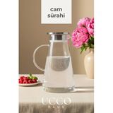 Ucco 1800 Ml Premium Borosilikat Cam Sürahi Vakum Kapaklı Modern Pinterest Karaf Detox Limonata Meşrubat