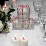 Uc&da 15Adet Dekoratif Hediyelik Düğün Nişan Doğum Günü Baby Shower Hediyelik Mum - Bubble Mum