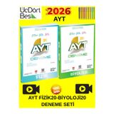 Üçdörtbeş 2026 Ayt Fizik 20-Biyoloji 20 Deneme Seti +Tablet Kalem Dahil Set Sınava Hazırlan