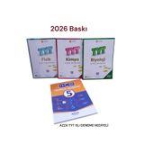 üçdörtbeş 345 Yayınları 2026 Tyt Biyoloji Fizik Kimya Sayısal Seti+azza deneme tyt