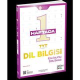 ÜçDörtBeş TYT 1 Haftada Dil Bilgisi Konu Anlatımlı Soru Bankası 1. Sınıf Öğrencileri İçin