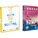Üçdörtbeş Yayınları 1 Ayda Tüm Tyt Sosyal Soru Bankası ve Ayt Sayısal Tam Tekrar Kamp