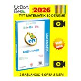 Üçdörtbeş Yayınları 2026 Tyt Matematik 10’Lu Deneme+Tablet Kalem Dahil Set Hemen Al Sınava Hazırlan