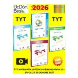 Üçdörtbeş Yayınları 2026 Tyt Matematik-Fizik-Kimya-Biyoloji Deneme Seti+Tablet Kalem.