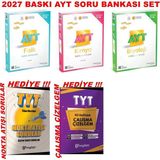 ÜçDörtBeş Yayınları 2027 Baskı Ayt Soru Bankası Fizik-Kimya-Biyoloji Video Çözümlü Set - 55655115115111