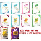 ÜçDörtBeş Yayınları 2027 Baskı Tyt-Ayt Sayısal Soru Bankası Matematik-Fizik-Kimya-Biyoloji Set - 456465115115151