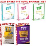 ÜçDörtBeş Yayınları 2027 Baskı Tyt Soru Bankası Fizik-Kimya-Biyoloji Video Çözümlü Set - 16544511511551