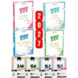 ÜçDörtBeş Yayınları 345-2027 Tyt Matematik Fizik Kimya Biyololoji Soru Bankası 4'lü Sayısal Set Tyt 4 Deneme Seti