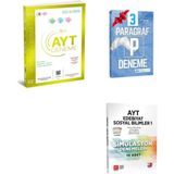 ÜçDörtBeş Yayınları 3D ve AYT Edebiyat Sosyal Denemeleri