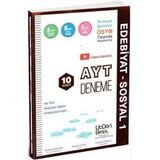 ÜçDörtBeş Yayınları AYT 10’lu Edebiyat – Sosyal 1 Deneme