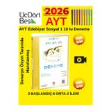 Üçdörtbeş Yayınları Ayt Edebiyat Sosyal 1 10 Lu Deneme+Android Uyumlu Dokunmatik Kalem