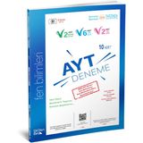 ÜçDörtBeş Yayınları AYT Fen Bilimleri 10 Deneme Sınavı