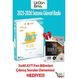 ÜçDörtBeş Yayınları -AYT Fizik 2026 Model Soru Bankası Seti Hediyeli!