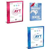 ÜçDörtBeş Yayınları AYT Matematik ve Fen Bilimleri Denemeleri 2025