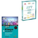 ÜçDörtBeş Yayınları AYT Seti (Aydın AYT Kimya Soru Bankası + AYT Fizik Soru Bankası) 2025