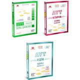 ÜçDörtBeş Yayınları AYT Soru Bankası Seti Fizik - Kimya - Biyoloji