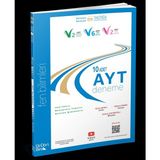 ÜçDörtBeş Yayınları AYT Video Çözümlü 10 Fen Bilimleri Denemesi