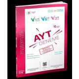 Üçdörtbeş Yayınları Ayt Video Çözümlü 10 Matematik Denemesi İlk Dönem 2023