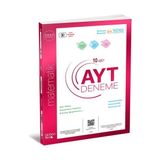 ÜçDörtBeş Yayınları Matematik AYT 10 Adet Deneme Sınavı YKS