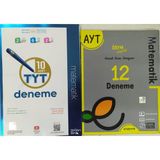 Üçdörtbeş Yayınları Tyt 10'lu Matematik Deneme Yeni+Endemik Ayt 12'lu Matematik Deneme