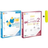 ÜçDörtBeş Yayınları Tyt Ayt Geometri 1 ve 2. Kitap Soru Bankası Seti - Tür