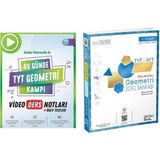 Üçdörtbeş Yayınları TYT AYT Geometri Soru Bankası ve Rehber Matematik 49 Günde TYT Geometri Video Ders Notları