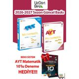 ÜçDörtBeş Yayınları Tyt-Ayt Matematik Soru Bankası Seti Ayt Matematik 10'lu Deneme Hediye!