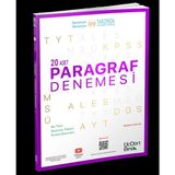 ÜçDörtBeş Yayınları TYT – AYT – MSÜ – KPSS – ALES – DGS 20'li Paragraf Denemesi