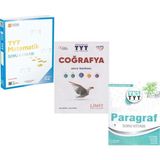 ÜçDörtBeş Yayınları TYT Coğrafya - Matematik - Paragraf Soru Bankası 3 Kitap