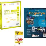 ÜçDörtBeş Yayınları TYT Coğrafya Soru Bankası ve Kafadengi TYT Coğrafya Soru Bankası Seti + Deneme