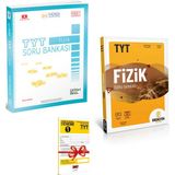 ÜçDörtBeş Yayınları TYT Fizik Soru Bankası ve Madalyon TYT Fizik Soru Bankası Seti + Deneme