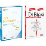 ÜçDörtBeş Yayınları TYT Matematik ve Akm Dil Bilgisi Soru Bankası Seti 2 Kitap