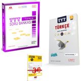 ÜçDörtBeş Yayınları TYT Türkçe Soru Bankası ve Limit Yayınları TYT Türkçe Soru Bankası Seti + Deneme