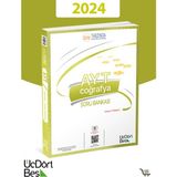 ÜçDörtBeş Yayınları ÜçDörtBeş AYT Coğrafya Soru Bankası 2024 Model Mesleki Hazırlık İçin ÖSYM Tarzında Sorular