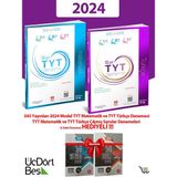 ÜçDörtBeş Yayınları2024 Model TYT Matematik ve Türkçe Denemesi 2 Adet Deneme li!!!