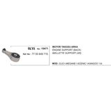 Üçel 10471 Renault Megane Clio Megane Scenic Kango Arka Motor Takozu