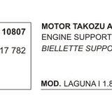 Üçel 10807 Renault Laguna Arka Motor Takozu
