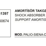 Üçel 31397 Fiat Albea Palio Siena Doblo Sağ Amortisör Takozu