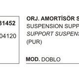 Üçel 31452 Fiat Doblo Ön Amortisör Takozu