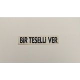 Üçel “bir Teselli Ver” Yapışkanlı Araç Sticker Yazı Araç Arkası Yazı Oto Cam Etiket Sticker Yazı